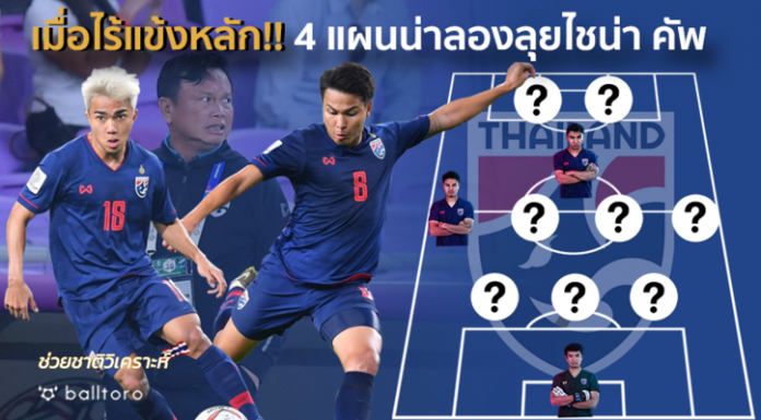 ช่วยชาติวิเคราะห์ : 4 แผนเด็ด ทีมชาติไทย น่าลองใช้ เมื่อขาดแข้งหลักเพียบ