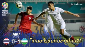 Fact หลังเกม : 5 เรื่องที่ต้องพูดถึงหลัง ไทย แพ้ อุซเบ จ่อร่วงเอเชียนเกมส์ Fact หลังเกม : 5 เรื่องที่ต้องพูดถึงหลัง ไทย แพ้ อุซเบ จ่อร่วงเอเชียนเกมส์