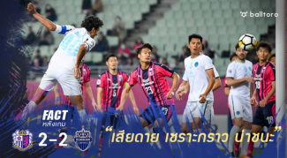 Fact หลังเกม : 5 ประเด็นเด็ด บุรีรัมย์ บุกเจ๊า เซเรโซ่ 2-2 แบบน่าชนะ Fact หลังเกม : 5 ประเด็นเด็ด บุรีรัมย์ บุกเจ๊า เซเรโซ่ 2-2 แบบน่าชนะ