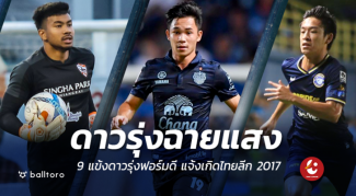 สายเลือดใหม่ใจเด็ด!! 9 แข้งดาวรุ่งฟอร์มดีเกินวัย แจ้งเกิดไทยลีก 2017 สายเลือดใหม่ใจเด็ด!! 9 แข้งดาวรุ่งฟอร์มดีเกินวัย แจ้งเกิดไทยลีก 2017