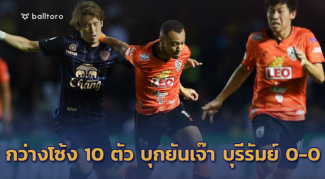 เชียงรายยันอยู่!! เซราะกราวเจาะไม่เข้า โดนกว่างโซ้งยันเจ๊า 0-0 เชียงรายยันอยู่!! เซราะกราวเจาะไม่เข้า โดนกว่างโซ้งยันเจ๊า 0-0