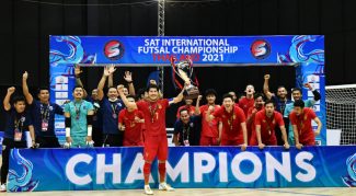 โต๊ะเล็กช้างศึก” คว้าแชมป์ฟุตซอล SAT International FUTSAL CHAMPIONSHIP THAILAND 2021