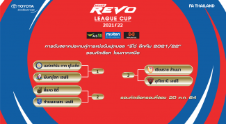 ผลการจับสลากการแข่งขันฟุตบอล รีโว่ ลีก คัพ 2021/22 รอบคัดเลือก